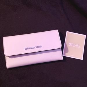 Michael Kors white wallet